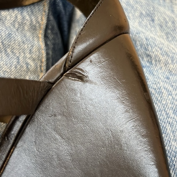 Celine cut out black wedges - Picture 5 of 5